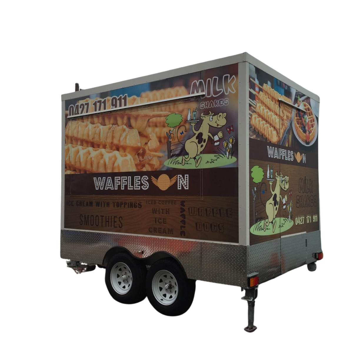 Custom Mobile Food Tandem Trailer | High-Capacity 3.6m Food Trailer (3600x2450x2200)