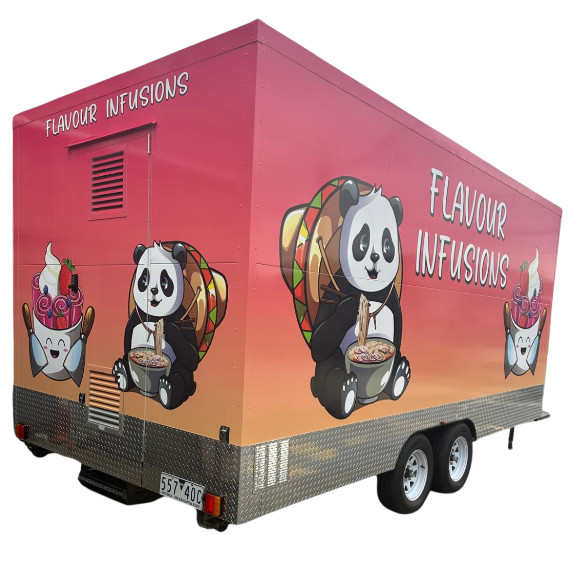 The Ultimate Flagship Ice Cream Trailer | 6m Commercial Gelato Trailer (6000x2450x2200)